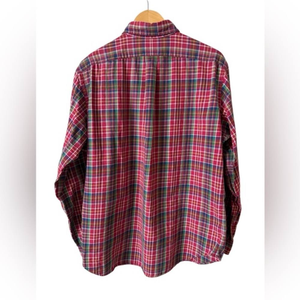 Ralph Lauren‎ Classic Fit Plaid Button Down Shirt Men’s Large - Picture 2 of 6
